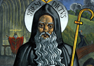 Mural of St. Benedict